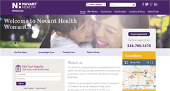 Desktop Screenshot of nhwomancare.org