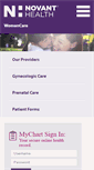 Mobile Screenshot of nhwomancare.org